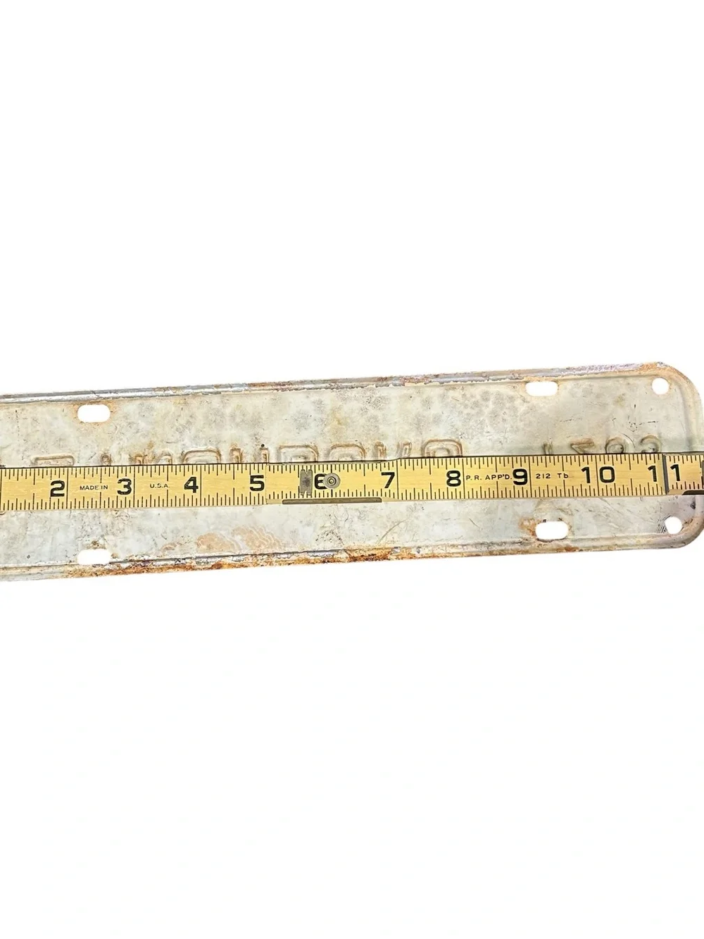 1967 Lynchburg Virginia license plate attachment topper 7265